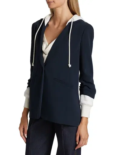 Cinq à Sept Women's Khloe Hooded Blazer | Thumbnail 4 Cinq à Sept Women's Khloe Hooded Blazer | Thumbnail 4