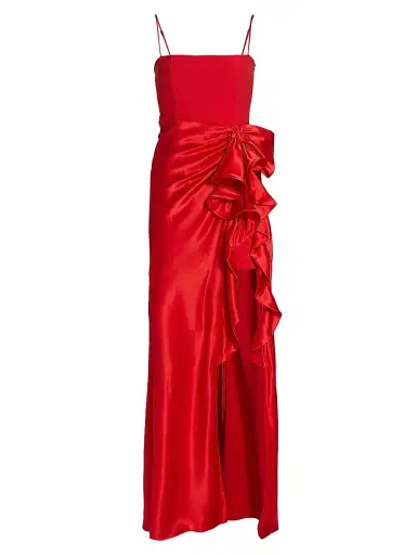 Cinq à Sept Women's Drina Sleeveless Gown - Pimento Red - Size 8 | Thumbnail 1 Cinq à Sept Women's Drina Sleeveless Gown - Pimento Red - Size 8 | Thumbnail 1