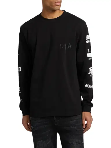 RTA Men's Greatest Hits Long-Sleeve T-Shirt - Black | Thumbnail 3 RTA Men's Greatest Hits Long-Sleeve T-Shirt - Black | Thumbnail 3