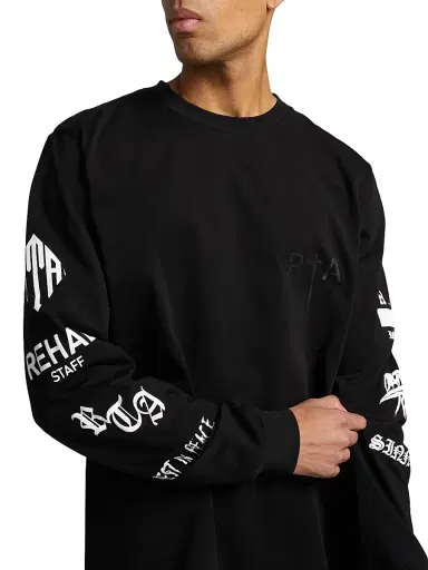 RTA Men's Greatest Hits Long-Sleeve T-Shirt - Black | Thumbnail 6 RTA Men's Greatest Hits Long-Sleeve T-Shirt - Black | Thumbnail 6