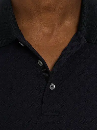 Robert Graham Men's Elias Polo Shirt - Black | Thumbnail 4 Robert Graham Men's Elias Polo Shirt - Black | Thumbnail 4