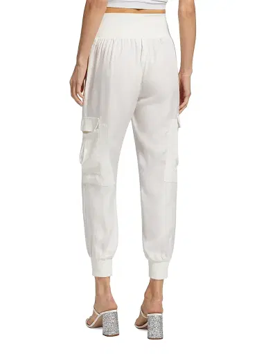 Cinq à Sept Women's Giles Twill Cargo Joggers - | Thumbnail 5 Cinq à Sept Women's Giles Twill Cargo Joggers - | Thumbnail 5