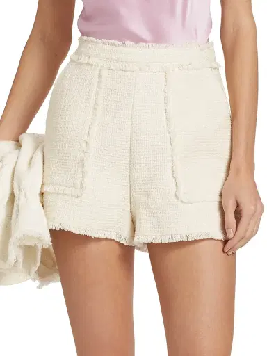 Cinq à Sept Women's Allen Shorts - Gardenia | Thumbnail 3 Cinq à Sept Women's Allen Shorts - Gardenia | Thumbnail 3