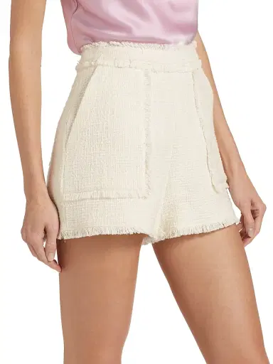 Cinq à Sept Women's Allen Shorts - Gardenia | Thumbnail 4 Cinq à Sept Women's Allen Shorts - Gardenia | Thumbnail 4