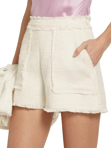 Cinq à Sept Women's Allen Shorts - Gardenia | Thumbnail 6 Cinq à Sept Women's Allen Shorts - Gardenia | Thumbnail 6