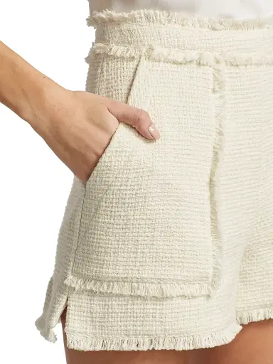 Cinq à Sept Women's Allen Shorts - Gardenia | Thumbnail 7 Cinq à Sept Women's Allen Shorts - Gardenia | Thumbnail 7