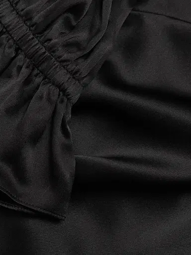 Cinq à Sept Women's Fiona Silk Puff-Sleeve Blouse - Black - Size XL | Thumbnail 7 Cinq à Sept Women's Fiona Silk Puff-Sleeve Blouse - Black - Size XL | Thumbnail 7