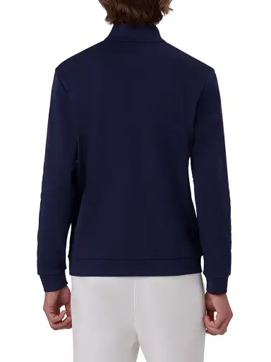 Bugatchi Men's Quarter-Zip Knit Jacket - Navy - Size XXL | Thumbnail 5 Bugatchi Men's Quarter-Zip Knit Jacket - Navy - Size XXL | Thumbnail 5