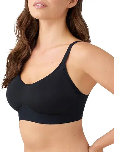 Wacoal Women's Easy Like Sunday Wireless Contour Bra - Black | Thumbnail 3 Wacoal Women's Easy Like Sunday Wireless Contour Bra - Black | Thumbnail 3