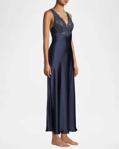 Christine Lingerie Bijoux Lace-Trim Nightgown | Thumbnail 3 Christine Lingerie Bijoux Lace-Trim Nightgown | Thumbnail 3