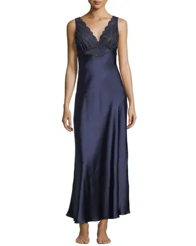 Christine Lingerie Bijoux Lace-Trim Nightgown | Thumbnail 1 Christine Lingerie Bijoux Lace-Trim Nightgown | Thumbnail 1