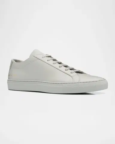 Common Projects Men's Achilles Leather Low-Top Sneakers | Thumbnail 3 Common Projects Men's Achilles Leather Low-Top Sneakers | Thumbnail 3