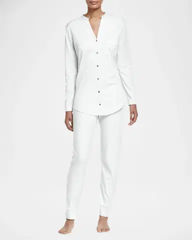 Hanro Pure Essence Two-Piece Pajama Set | Thumbnail 2 Hanro Pure Essence Two-Piece Pajama Set | Thumbnail 2
