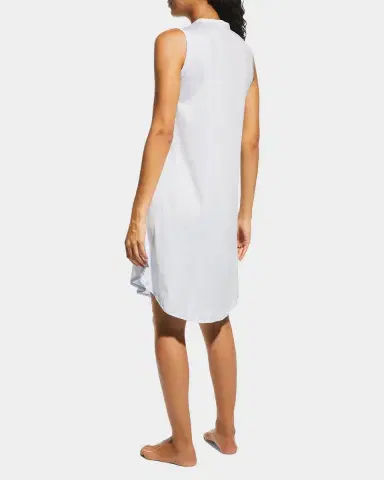 Hanro Cotton Deluxe Sleeveless Shirtwaist Nightgown | Thumbnail 3 Hanro Cotton Deluxe Sleeveless Shirtwaist Nightgown | Thumbnail 3
