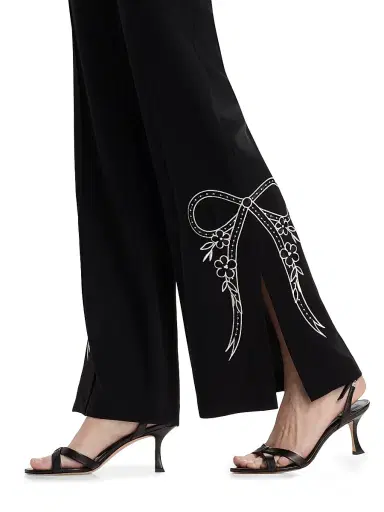 Cinq à Sept Women's Abeline Cascading Ribbon Pants | Thumbnail 6 Cinq à Sept Women's Abeline Cascading Ribbon Pants | Thumbnail 6