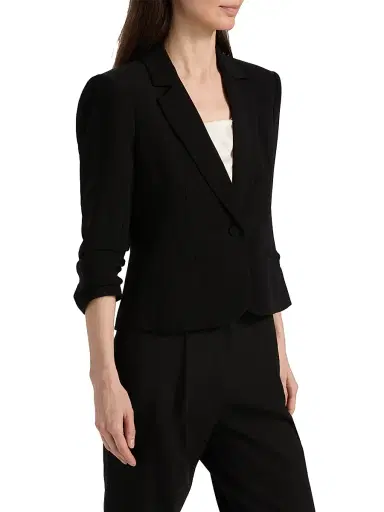 Cinq à Sept Women's Le Petit Khloe Blazer - Black - Size 16 | Thumbnail 4 Cinq à Sept Women's Le Petit Khloe Blazer - Black - Size 16 | Thumbnail 4