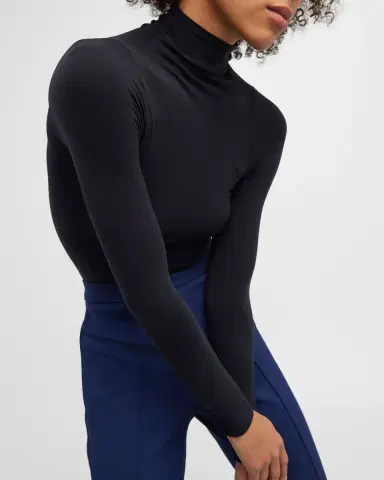Commando Mock-Neck Long-Sleeve Ballet Bodysuit | Thumbnail 7 Commando Mock-Neck Long-Sleeve Ballet Bodysuit | Thumbnail 7