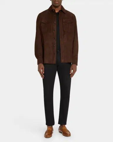 Ralph Lauren Purple Label Suede Overshirt | Thumbnail 2 Ralph Lauren Purple Label Suede Overshirt | Thumbnail 2