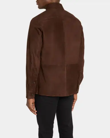 Ralph Lauren Purple Label Suede Overshirt | Thumbnail 3 Ralph Lauren Purple Label Suede Overshirt | Thumbnail 3
