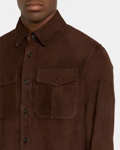 Ralph Lauren Purple Label Suede Overshirt | Thumbnail 5 Ralph Lauren Purple Label Suede Overshirt | Thumbnail 5