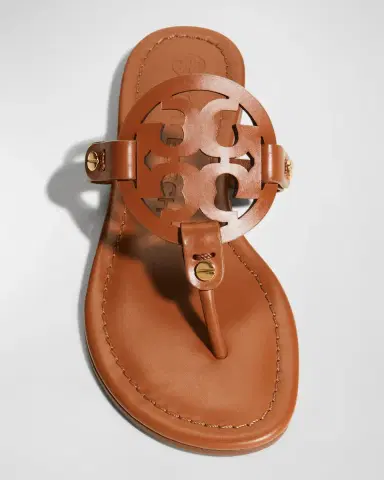 Tory Burch Miller Leather Sandals | Thumbnail 4 Tory Burch Miller Leather Sandals | Thumbnail 4