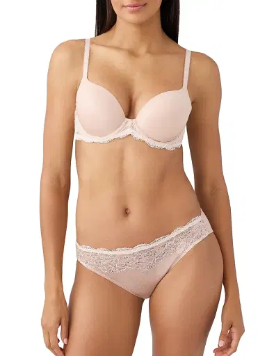 Wacoal Women's Modern Affair Contour Lace-Trimmed Bra - Rosedust Angel Wing | Thumbnail 2 Wacoal Women's Modern Affair Contour Lace-Trimmed Bra - Rosedust Angel Wing | Thumbnail 2