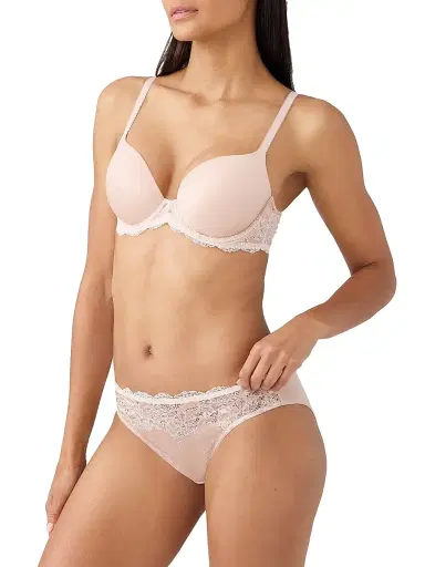 Wacoal Women's Modern Affair Contour Lace-Trimmed Bra - Rosedust Angel Wing | Thumbnail 3 Wacoal Women's Modern Affair Contour Lace-Trimmed Bra - Rosedust Angel Wing | Thumbnail 3