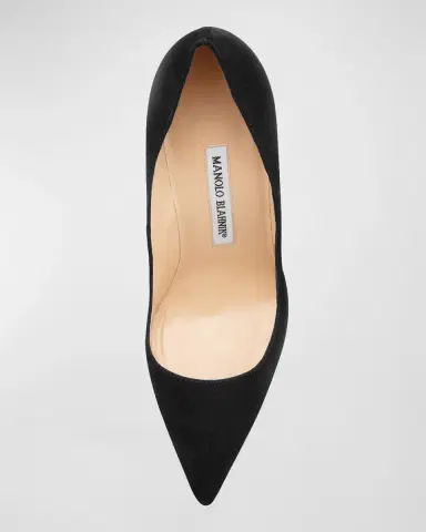 Manolo Blahnik BB 105mm Suede Pumps | Thumbnail 5 Manolo Blahnik BB 105mm Suede Pumps | Thumbnail 5