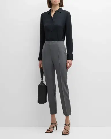 Lafayette 148 New York Gramercy Acclaimed-Stretch Pants | Thumbnail 2 Lafayette 148 New York Gramercy Acclaimed-Stretch Pants | Thumbnail 2
