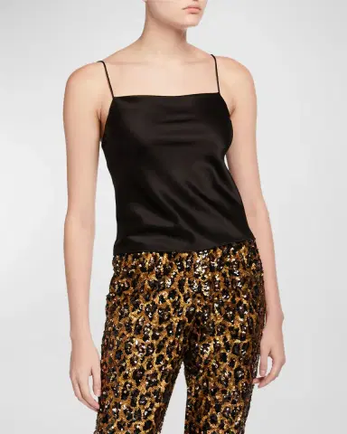 ALICE + OLIVIA Harmon Drapey Slip Tank | Thumbnail 2 ALICE + OLIVIA Harmon Drapey Slip Tank | Thumbnail 2