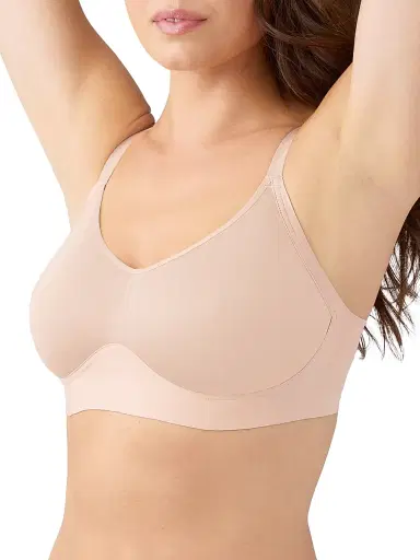 Wacoal Women's Easy Like Sunday Wireless Contour Bra - Rose Dust | Thumbnail 3 Wacoal Women's Easy Like Sunday Wireless Contour Bra - Rose Dust | Thumbnail 3
