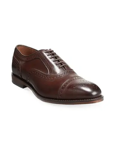 Allen Edmonds Men's Strand Leather Cap-Toe Oxfords - Mahogany - Size 12.5 | Thumbnail 2 Allen Edmonds Men's Strand Leather Cap-Toe Oxfords - Mahogany - Size 12.5 | Thumbnail 2