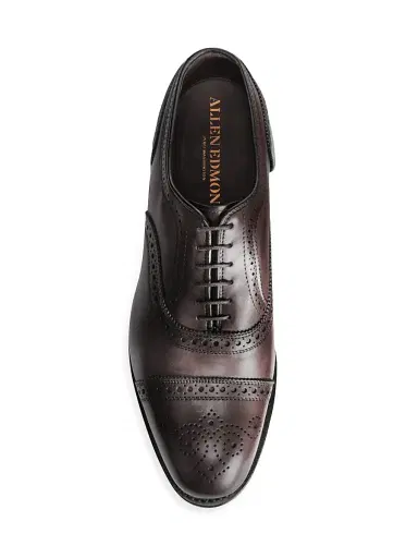 Allen Edmonds Men's Strand Leather Cap-Toe Oxfords - Mahogany - Size 12.5 | Thumbnail 3 Allen Edmonds Men's Strand Leather Cap-Toe Oxfords - Mahogany - Size 12.5 | Thumbnail 3