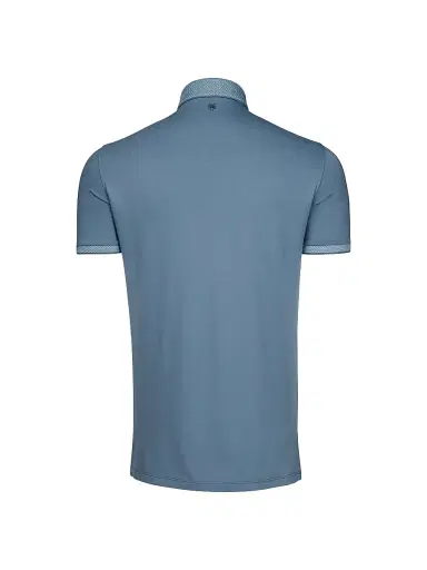 Greyson Men's Guardian Printed Polo Shirt - Vintage Indigo - Size XXL | Thumbnail 2 Greyson Men's Guardian Printed Polo Shirt - Vintage Indigo - Size XXL | Thumbnail 2
