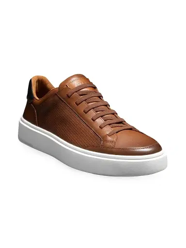 Allen Edmonds Men's Oliver Leather Sneakers | Thumbnail 2 Allen Edmonds Men's Oliver Leather Sneakers | Thumbnail 2