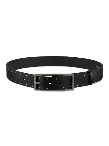 rag & bone Women's Studded Rebound Belt - Black | Thumbnail 1 rag & bone Women's Studded Rebound Belt - Black | Thumbnail 1