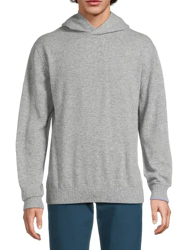 Greyson Men's Koko Wool & Cashmere Hoodie - Black - Size Small | Thumbnail 3 Greyson Men's Koko Wool & Cashmere Hoodie - Black - Size Small | Thumbnail 3