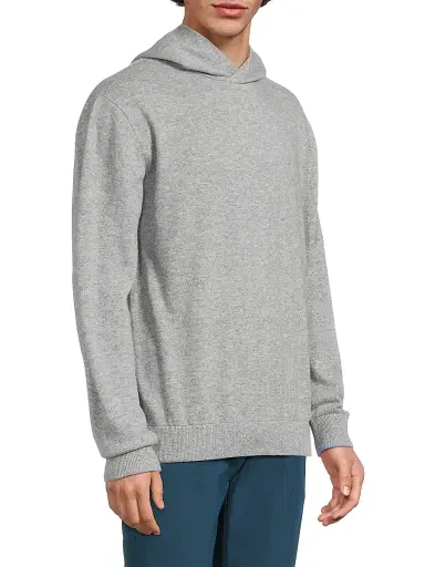 Greyson Men's Koko Wool & Cashmere Hoodie - Black - Size Small | Thumbnail 4 Greyson Men's Koko Wool & Cashmere Hoodie - Black - Size Small | Thumbnail 4