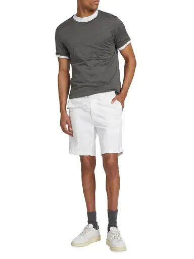 AG Jeans Men's Wanderer Twill Shorts - White | Thumbnail 2 AG Jeans Men's Wanderer Twill Shorts - White | Thumbnail 2