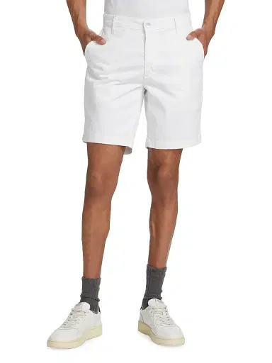 AG Jeans Men's Wanderer Twill Shorts - White | Thumbnail 3 AG Jeans Men's Wanderer Twill Shorts - White | Thumbnail 3