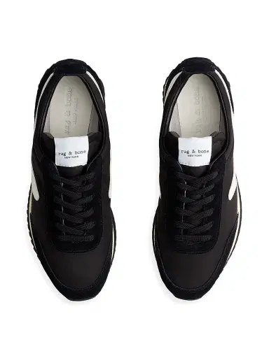 rag & bone Women's Retro Runner Low-Top Sneakers - Black - Size 11 | Thumbnail 3 rag & bone Women's Retro Runner Low-Top Sneakers - Black - Size 11 | Thumbnail 3