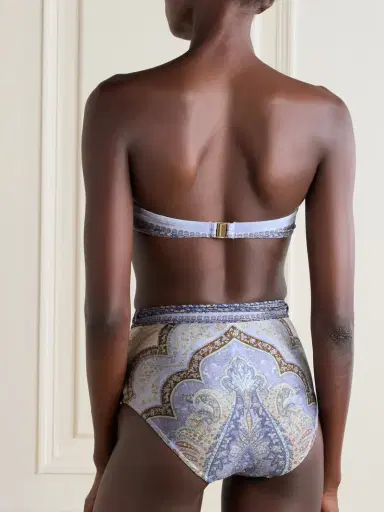Zimmermann Wanderlust Strapless Embellished Paisley-print Bikini Top | Thumbnail 3 Zimmermann Wanderlust Strapless Embellished Paisley-print Bikini Top | Thumbnail 3