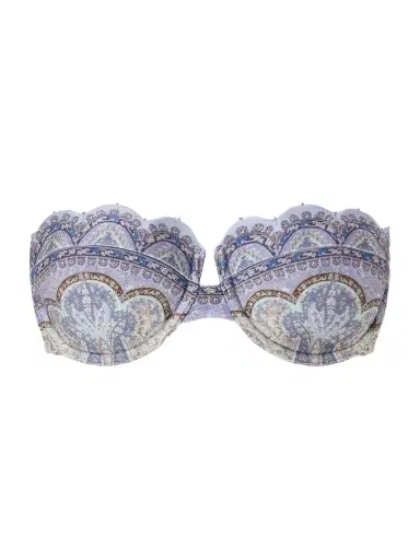 Zimmermann Wanderlust Strapless Embellished Paisley-print Bikini Top | Thumbnail 1 Zimmermann Wanderlust Strapless Embellished Paisley-print Bikini Top | Thumbnail 1