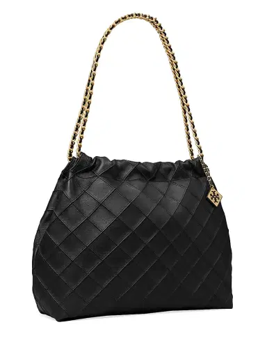 Tory Burch Women's Large Fleming Soft Leather Hobo Bag - Black | Thumbnail 3 Tory Burch Women's Large Fleming Soft Leather Hobo Bag - Black | Thumbnail 3