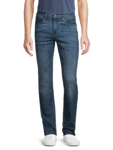 7 For All Mankind Men's Slimmy Cotton-Blend Jeans - Flash | Thumbnail 3 7 For All Mankind Men's Slimmy Cotton-Blend Jeans - Flash | Thumbnail 3