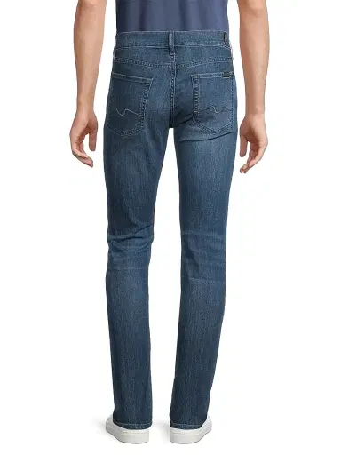 7 For All Mankind Men's Slimmy Cotton-Blend Jeans - Flash | Thumbnail 5 7 For All Mankind Men's Slimmy Cotton-Blend Jeans - Flash | Thumbnail 5