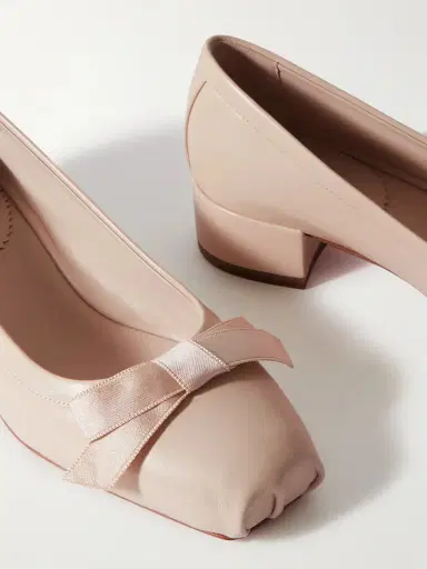 Christian Louboutin Mamaflirt 30 Bow-embellished Leather Ballet Pumps | Thumbnail 4 Christian Louboutin Mamaflirt 30 Bow-embellished Leather Ballet Pumps | Thumbnail 4