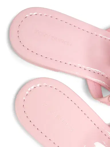 Tory Burch Women's Miller Leather Thong Sandals - Pink - Size 9.5 | Thumbnail 4 Tory Burch Women's Miller Leather Thong Sandals - Pink - Size 9.5 | Thumbnail 4