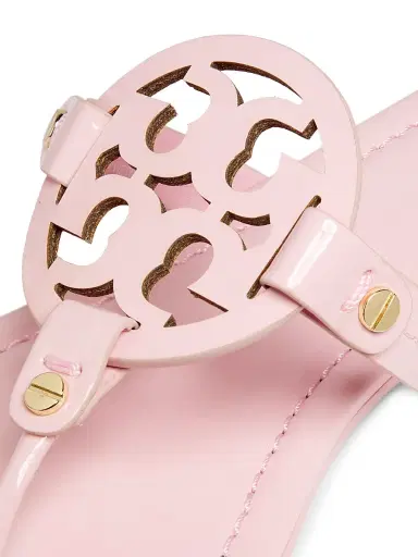 Tory Burch Women's Miller Leather Thong Sandals - Pink - Size 9.5 | Thumbnail 5 Tory Burch Women's Miller Leather Thong Sandals - Pink - Size 9.5 | Thumbnail 5