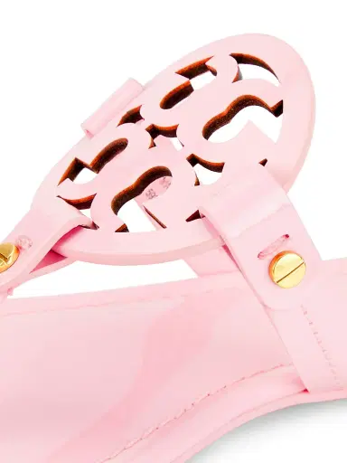 Tory Burch Women's Miller Leather Thong Sandals - Pink - Size 9.5 | Thumbnail 6 Tory Burch Women's Miller Leather Thong Sandals - Pink - Size 9.5 | Thumbnail 6